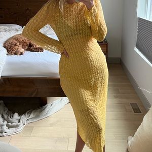 Lace Cover Up/Sheer Dress